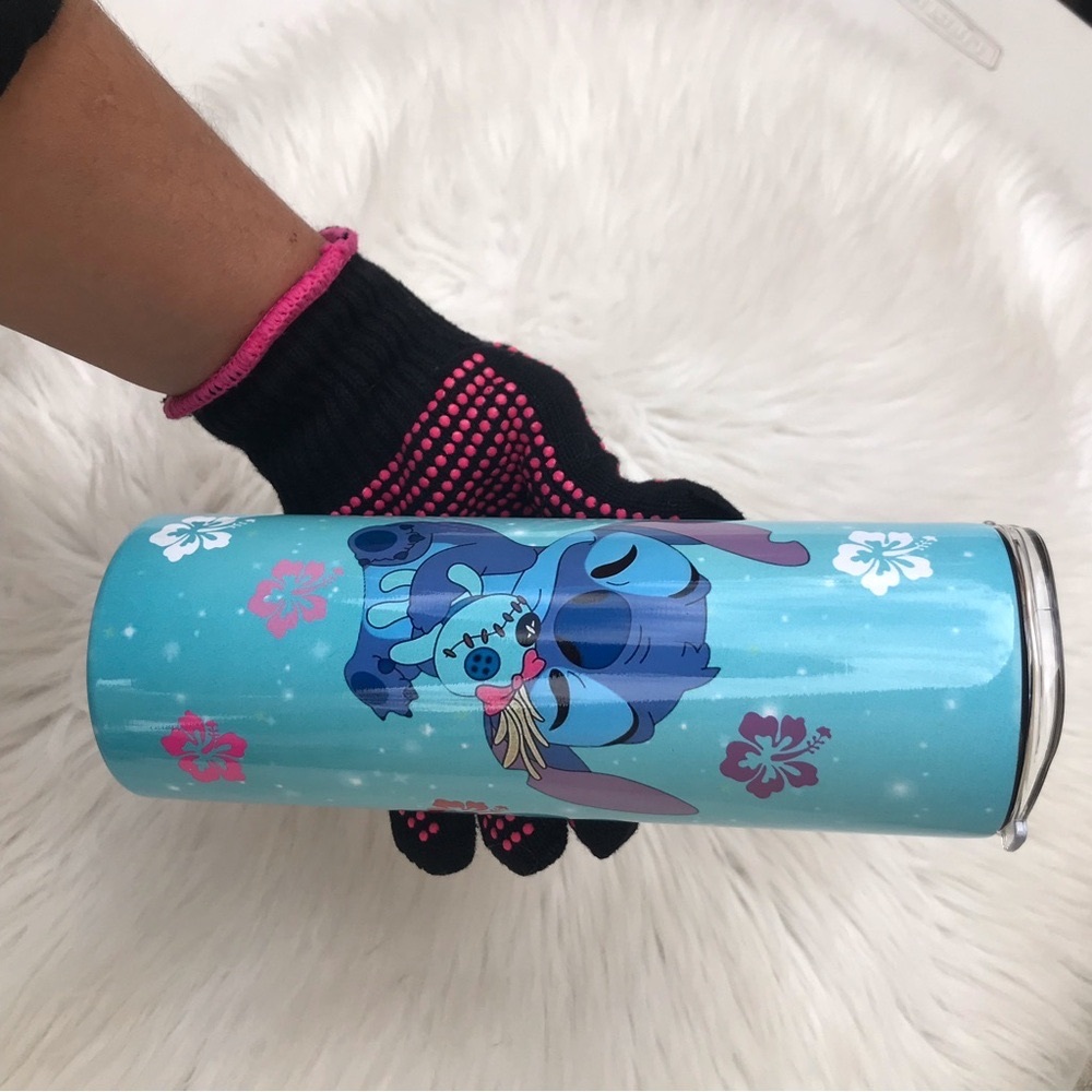 Blue Stitch Water Bottle